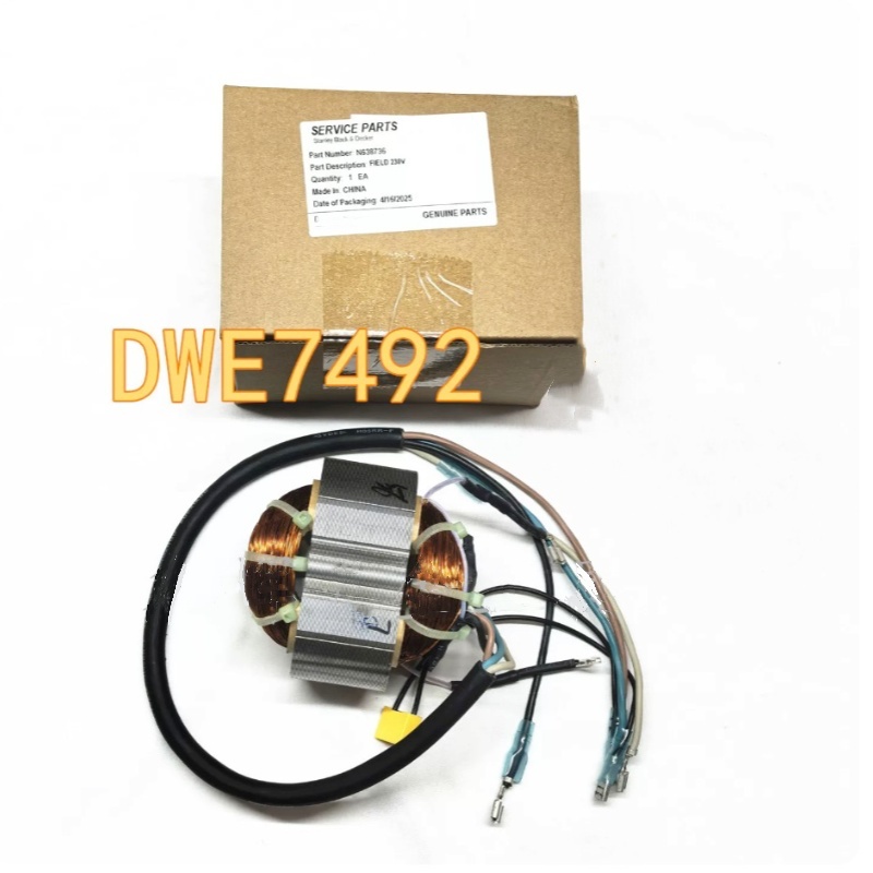 Brick Cutting Saw - Orijinal Stator N498814 DEWALT DWE7492 2000W