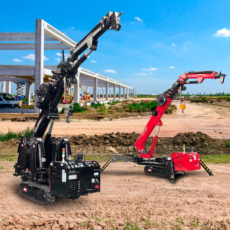 Heavy Equipment Electrical - Kompakt Mini Örümcek Vinç Hidrolik Elektrikli