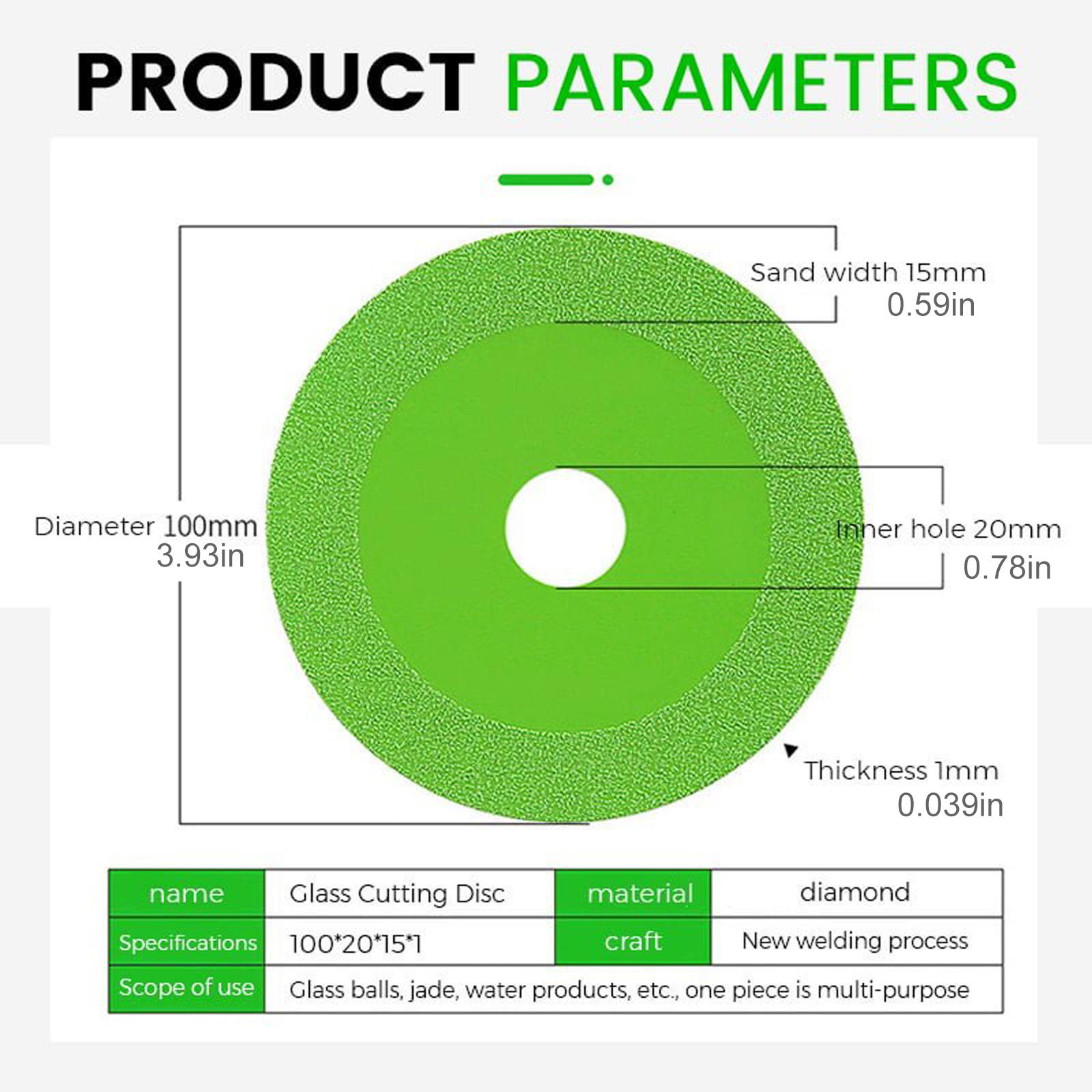 100mm Elmas Cam Kesme Diski 1m - Brick Cutting Saw incelemesi ve fiyatı