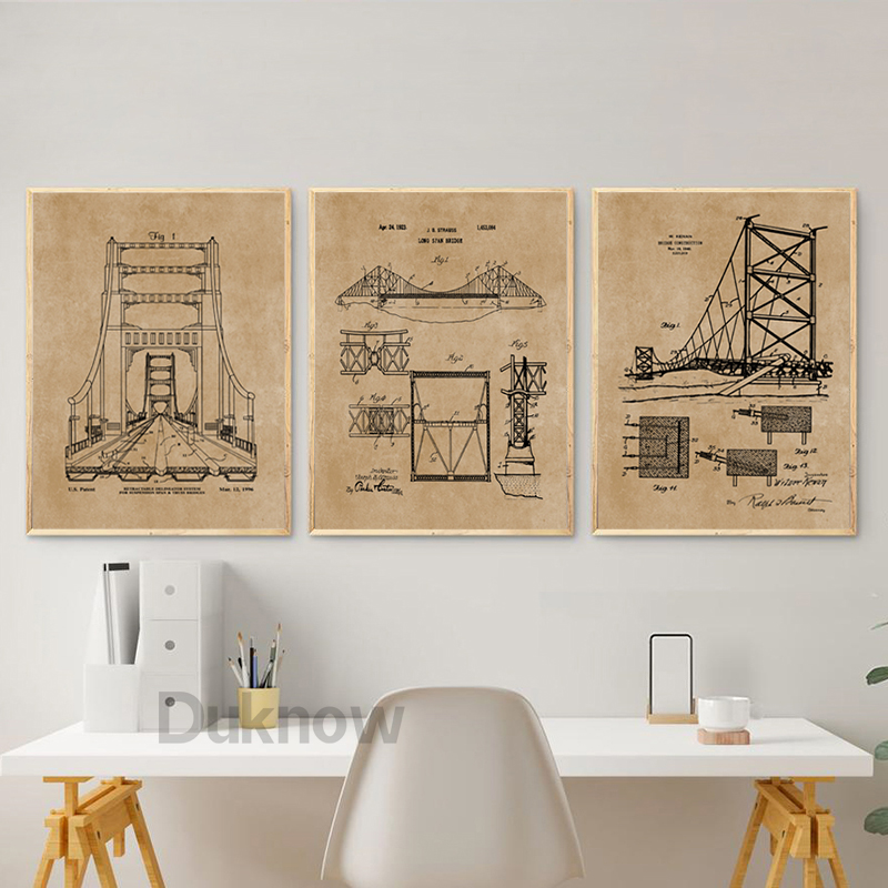 Köprü Patent posterler mimarlı - Heavy Equipment Background incelemesi ve fiyatı