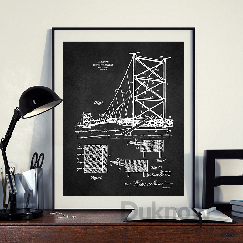 Köprü Patent posterler mimarlı - Heavy Equipment Background incelemesi ve fiyatı