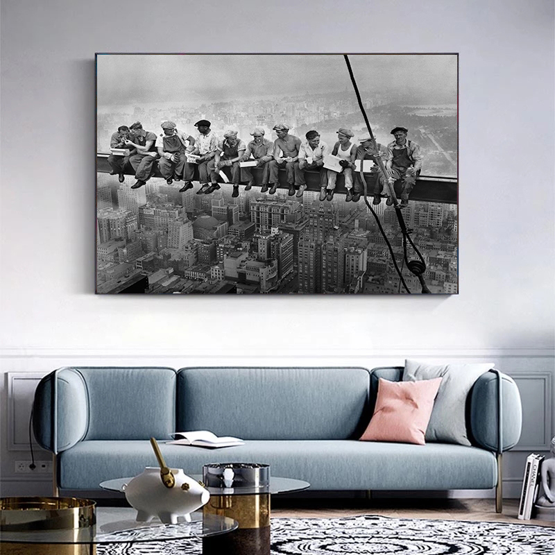 1932 Öğle Yemeği Gökdeleninde  - Heavy Equipment Background incelemesi ve fiyatı